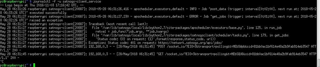 My Ground Station is still showing up red - SatNOGS - Libre Space Community