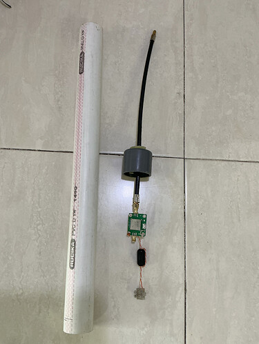 i put the lna inside diy pvc tube. its waterproof