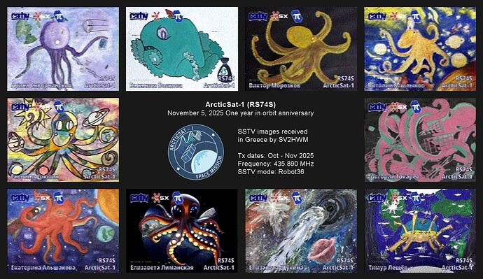 ArctiSat-1 anniversary