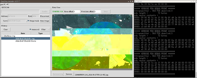 GEOSCAN with grsatellites