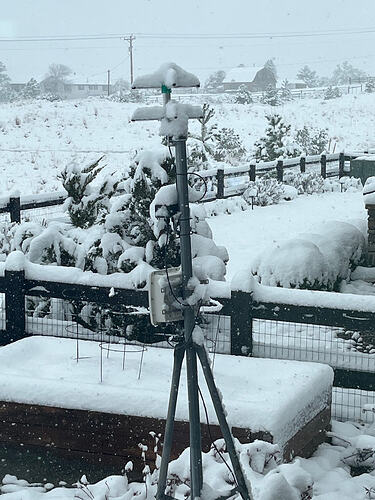 SatNOGS antenna snow