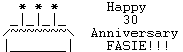 Happy 30 Anniversary FASIE!!!