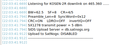 KOSEN-2RpossLoRasettings